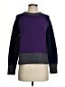 Boden 100% Wool Color Block Purple Wool Pullover Sweater Size S - photo 1