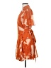 Alexis 100% Polyester Orange Casual Dress Size XS - photo 5