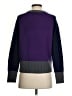 Boden 100% Wool Color Block Purple Wool Pullover Sweater Size S - photo 2