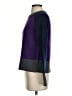 Boden 100% Wool Color Block Purple Wool Pullover Sweater Size S - photo 5