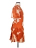 Alexis 100% Polyester Orange Casual Dress Size XS - photo 4