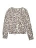 Splendid Animal Print Tan Pullover Sweater Size 12 - photo 2