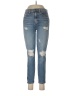 SNEAK PEEK Hearts Blue Jeans Size 7 - photo 1