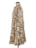 Unbranded 100% Polyester Animal Print Tan Casual Dress Size M - photo 5