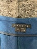 Theory Solid Blue Formal Skirt Size 0 - photo 4