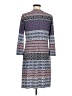 DM Collection Print Blue Casual Dress Size 8 - photo 2