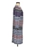 DM Collection Print Blue Casual Dress Size 8 - photo 4