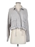 Splendid 100% Viscose Gray Long Sleeve Blouse Size S - photo 1