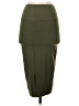 Bebe Solid Green Casual Skirt Size XXS - photo 2