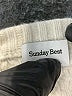 Sunday Best White Wool Cardigan Size M - photo 7