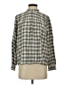 Rails Plaid Gray Long Sleeve Blouse Size S - photo 1