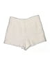 Veronica Beard Chevron-herringbone Ivory Shorts Size 8 - photo 1