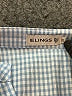 Elings 100% Polyester Checkered-gingham Blue Casual Dress Size M - photo 7
