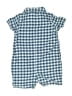 Calvin Klein Checkered-gingham Blue Short Sleeve Onesie 12-18 MO / 18 MO - photo 2