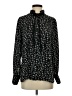 CeCe 100% Polyester Black Long Sleeve Blouse Size S - photo 1