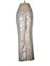 Worth Paisley Silver Casual Pants Size 6 - photo 1