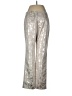 Worth Paisley Silver Casual Pants Size 6 - photo 2