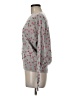 27 miles 100% Cashmere Floral Gray Cashmere Pullover Sweater Size M - photo 5