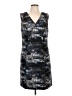 T Tahari Graphic Silver Cocktail Dress Size 12 - photo 1