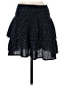 Universal Thread 100% Cotton Paisley Black Casual Skirt Size S - photo 1