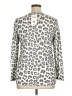 YOINS Animal Print Silver Cardigan Size 0X - photo 2