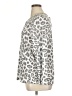 YOINS Animal Print Silver Cardigan Size 0X - photo 5