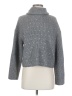 Steve Madden 100% Polyester Tweed Gray Turtleneck Sweater Size S - photo 1