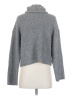 Steve Madden 100% Polyester Tweed Gray Turtleneck Sweater Size S - photo 2