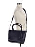 Tory Burch 100% Leather Solid Black Blue Leather Satchel One size - photo 2