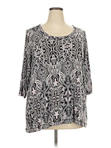 Jones & Co 3/4 Sleeve Blouse (view 1)