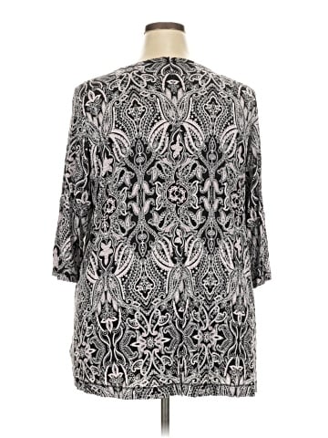 Jones & Co 3/4 Sleeve Blouse (view 2)