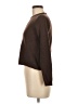 Zara 100% Lana Wool Brown Wool Pullover Sweater Size M - photo 5