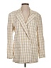 Zara Checkered-gingham Ivory Blazer Size XS - photo 1