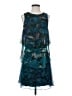 Desigual Graphic Teal Cocktail Dress Size XS - photo 1