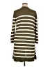 Talbots 100% Linen Stripes Green Cardigan Size 0X - photo 2