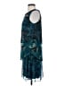 Desigual Graphic Teal Cocktail Dress Size XS - photo 5