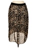 DressBarn 100% Polyester Animal Print Brown Casual Skirt Size M - photo 2