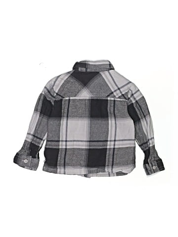 Wonder Nation Long Sleeve Button-Down Shirt (view 2)