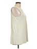 Eileen Fisher Ivory Sleeveless T-Shirt Size L - photo 4