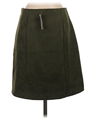 Ann Taylor LOFT Faux Leather Skirt (view 2)