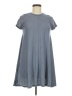 Rolla Coster Solid Gray Casual Dress Size M - photo 1