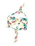 Unbranded Tropical White Swimsuit Top Size 12 - photo 1