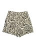 Carolina Belle Animal Print Ivory Shorts Size 2 - photo 2