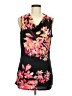 Dana Buchman Floral Black Cocktail Dress Size M - photo 1