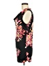 Dana Buchman Floral Black Cocktail Dress Size M - photo 5