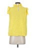 Stark X 100% Cotton Yellow Sleeveless Blouse Size XS - photo 2