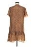 Unbranded 100% Polyester Animal Print Brown Casual Dress Size M - photo 2