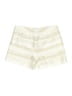 White House Black Market Stripes Ivory Shorts Size 0 - photo 2