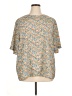 Assorted Brands Floral Yellow Short Sleeve Blouse Size XL (estimated) - photo 1