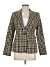 1901 100% Cotton Checkered-gingham Gold Blazer Size 6 - photo 1